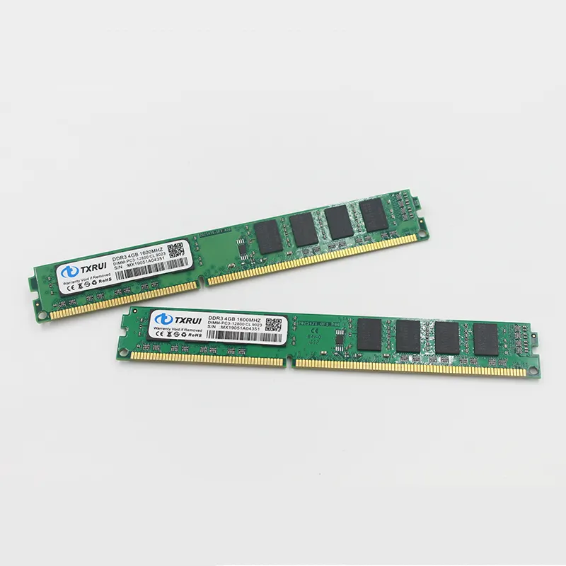 TXRUI แรม DDR3 4 Gb 8Gb สำหรับเมนบอร์ด,หน่วยความจำ AMD Intel เดสก์ท็อปรองรับ1333 1066 Ddr3 4 Gb 1600Mhz 1333Mhz