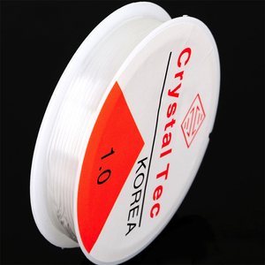 Factory Wholesale White Transparent Crystal <strong>Elastic</strong> Beading Wire for DIY Jewelry Beading <strong>Cord</strong> <strong>String</strong> Wire - Product Image 3