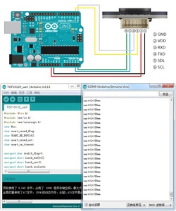 Taidacent ToF 高速自动对焦激光传感器用于距离测量 TOF10120 串行 I2C 输出激光测距仪传感器