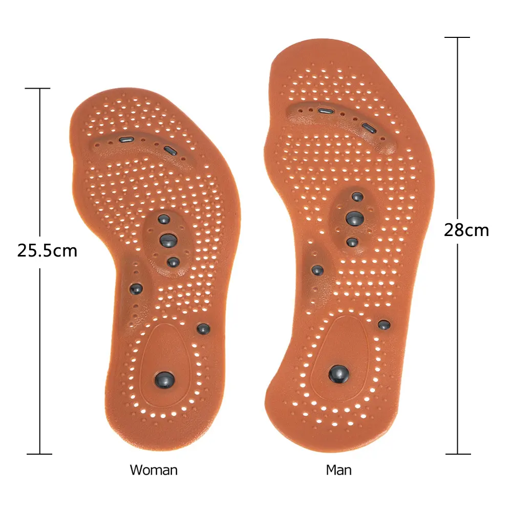 Magnetic Therapy Health Care Foot Massage Insoles for Men/ Women Magnetic Shoe Pads Foot Massager Foot Care Tool