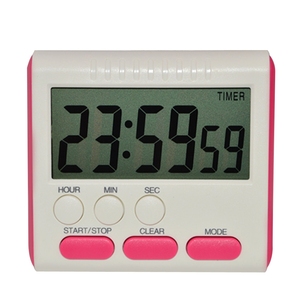 Timer da cucina digitale LCD conto alla rovescia sveglia da cucina con orologio