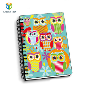 Zebulun-cuadernos en espiral con patrón Lenticular, impresión 3D, fábrica de China, 2018 - Product Image 5