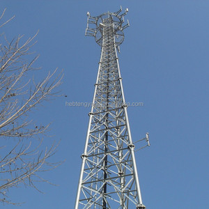 Đài Phát Thanh Viễn Thông Thiết Bị Shelter Truyền Hình Lò Vi Sóng Ăng-ten Tháp MW & TV Broadcast 3 Chân 4 Chân Thép Ống Mast - Product Image 2