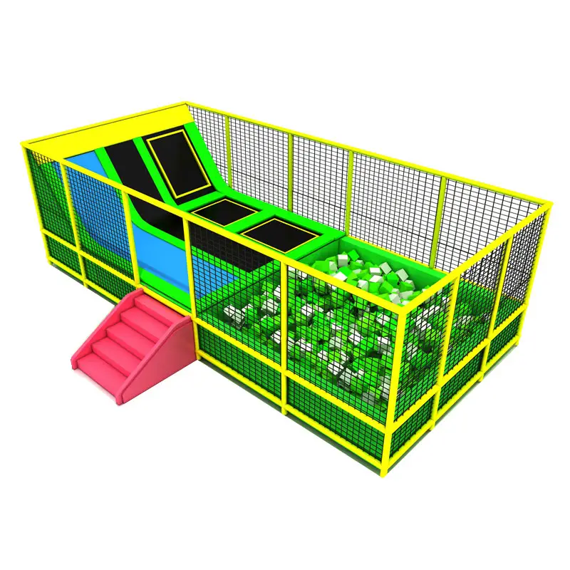 Trampolines multifuncionales para niños, grandes y pequeños para interiores, para fitness, con foamy