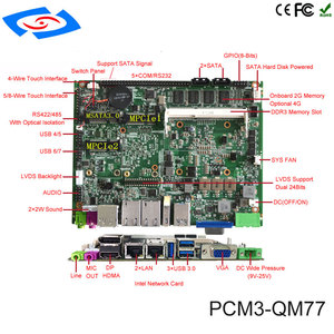 Intel Core <span class=keywords><strong>I7</strong></span>-<span class=keywords><strong>3537U</strong></span> <span class=keywords><strong>CPU</strong></span> 4Gb ram 2 xLAN6xCOMファンレスメインボード産業用マザーボード工場卸売