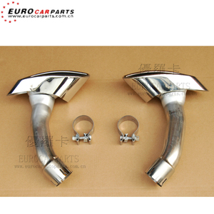 X6 M tarzı oto araba aksesuarı egzoz ipuçları uç boruları yedek parçalar için kapak Fit ile E71 X6 susturucu ipuçları - Product Image 4