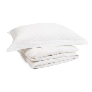 批发全尺寸白色100% 棉200 TC批量平板床单 - Product Image 2