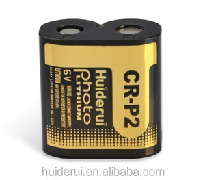 工厂价格CR-P2锂一次电池6V 1600mAh电池