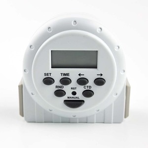 Electronic Digital <strong>Timer</strong> <strong>Switch</strong> US Plug <strong>Lighting</strong> <strong>Timer</strong> Outlet 120V 110V AC 7 Day 12/24 Hour Programmable Timing Socket