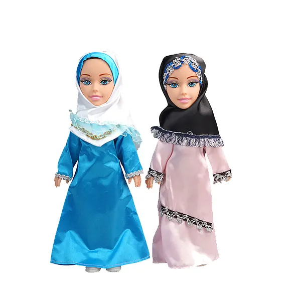 13" muslim baby doll with Arabic IC,includes battery,2 assortment