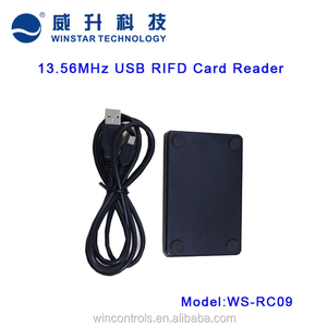 <strong>USB</strong> Desktop 13.56Mhz <strong>RFID</strong> Card <strong>Reader</strong> Plug and Play Access Control Accessory With <strong>USB</strong> Cable - Product Image 4