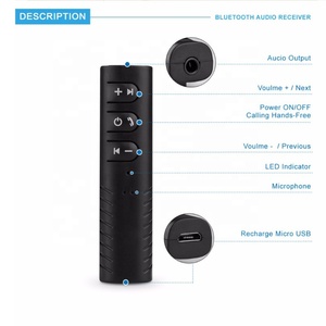 Neueste <span class=keywords><strong>Bluetooth</strong></span> 4,2 Musik Audio Stereo Empfänger 3,5mm Adapter Dongle A2DP 5V USB Wireless für Auto AUX <span class=keywords><strong>Android</strong></span>/<span class=keywords><strong>IOS</strong></span>