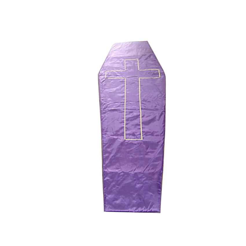 JS-L055葬儀製品サテン綿棺ベッド