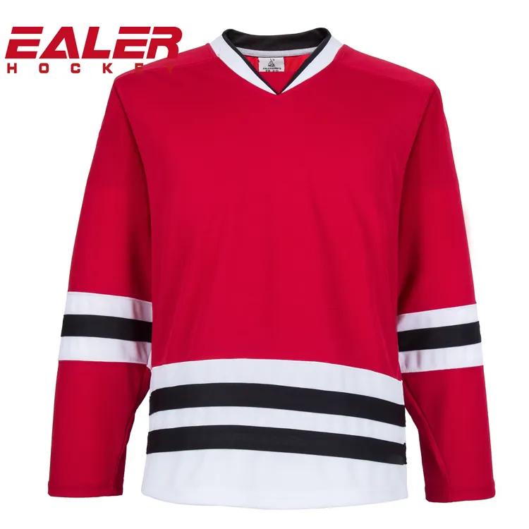 Hockey su ghiaccio Chicago Blackhawks 19 # toews jersey su ordinazione, hockey uniformi