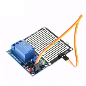Modulo sensore acqua piovana + modulo di controllo relè DC 5V sensore pioggia acqua gocce di pioggia modulo di rilevamento vendita calda - Product Image 5