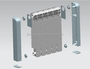 Elemento calefactor de almacenamiento con bloque de cerámica Controlador de termostato digital programable Calentador de habitación de radiador de aluminio eléctrico