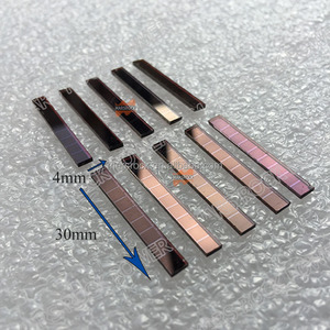 30x4mm 3V 0.975uA Dim Lux Amorphous Silicon Painel Solar para Produtos de Interior, Calculadora, Brinquedos, Bateria 0-2.5V