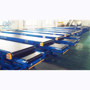 Shuangqi Drawer Belt Conveyor <strong>Loading</strong> <strong>Unloading</strong> Box Carton Bags Onto Tuck/<strong>container</strong> Transfer Conveyor Material Transport Steel - Product Image 1