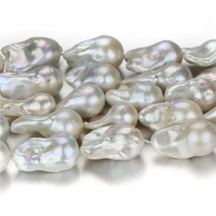Cuentas de perlas al por mayor, perlas barrocas sueltas naturales cultivadas de China al por mayor