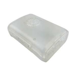 Pi Box-Carcasa de ABS con módulo de ventilador para Raspberry Pi 3, Raspberry Pi 2, Raspberry Pi Modelo b plus, disipador de calor de aluminio puro, 3 uds.