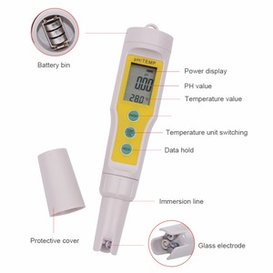 Yüksek hassasiyetli Dijital <span class=keywords><strong>ph</strong></span> ölçer test cihazı Kalem Cep Tedbir toprak/su/Şarap İdrar Tester Analiz
