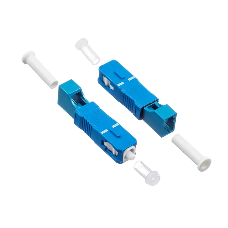 SC-Stecker auf LC-weiblicher Glasfaser adapter SC-LC optischer Hybrid adapter