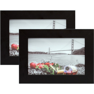 Siyah Resim Çerçevesi sanat zihinleri 2x6 fotoğraf çerçevesi dekorasyon için - Product Image 1