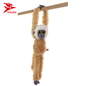 自定义填充软棕色挂毛绒玩具猴子 - Product Image 1