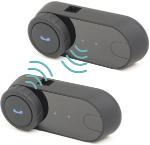 2 pz BT Interphone Moto Casco <span class=keywords><strong>Bluetooth</strong></span> <span class=keywords><strong>Intercom</strong></span> Moto Auricolare Senza Fili per 3 rider con Radio FM