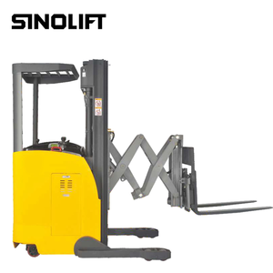 Sinolift CQDH15Cフルフリーリフトマスト電動リーチスタッカー、スタッドルレッグ付き - Product Image 3