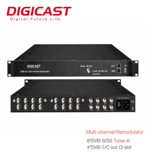 12 Sintonizadores Convertidor de remodulador de entrada IP, multiplexación de demodulación de entrada IP, 1 a 2 unidades - Product Image 2