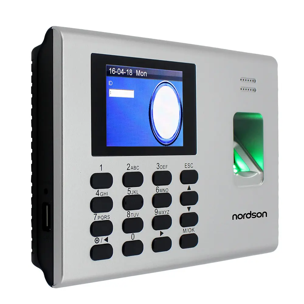 Биометрический сканер с идентификацией по отпечатку пальца, контроль доступа, система учета времени