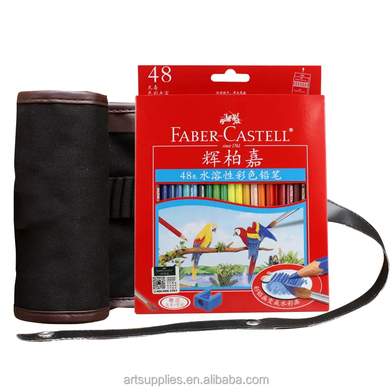 Ensemble de 48 crayons de croquis colorés + sac de 48 crayons