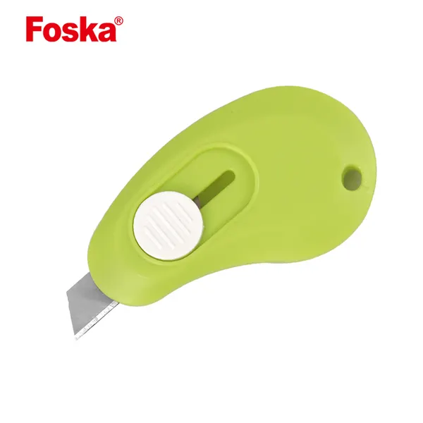 Popular Colorful Plastic mini Cutter Knife Cutter mit One Hidden Refill Blade