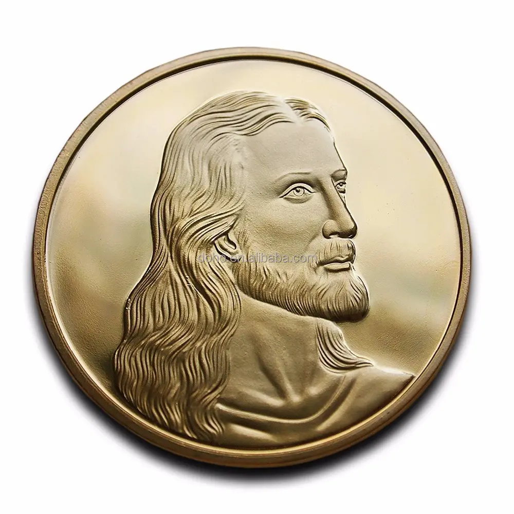 Hohe qualität Jesus Christus & Leonardo Da Vinci Letzte Abendmahl Münze Gold Überzogene HQ Religiöse