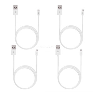 Poweradd 4-Pack 4ft/Android için 1.2 <span class=keywords><strong>m</strong></span> Mikro USB şarj Kablosu Veri Kablosu