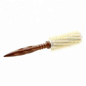 <span class=keywords><strong>S</strong></span> M L3サイズセラミックコーティングラウンドバードコーム木製ハンドルナイロンファイバーヘアブラシ