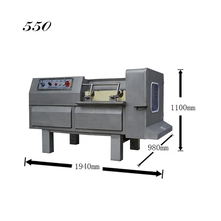 Máquina eléctrica para cortar carne de vacuno, cubitera automática para carne de cabra, cortadora de carne