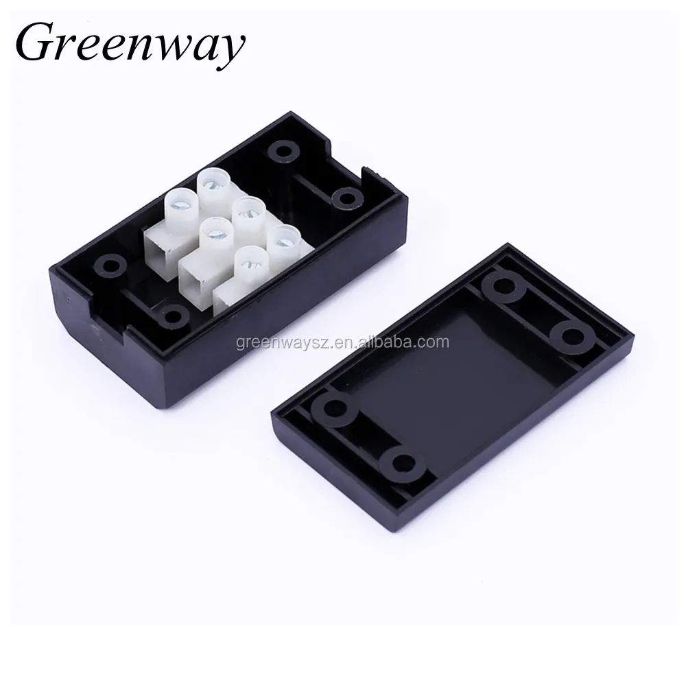 Greenway M029 mini kunststoff anschlussdose drei pin terminal-anschluss