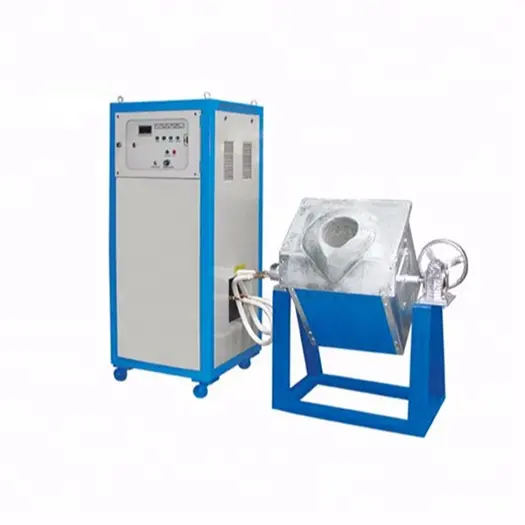 Eritme makinesi altın indüksiyon ocağı eritme fırını düşük fiyat arıtma tesisi taşınabilir 1KG enerji madenciliği 1 - 15KHZ ISO CE SGS