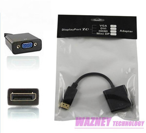 DP-VGAアダプターDisplayPort-VGAコンバーターDPケーブルアダプターオス-メス1080Pfor HDTVモニターMacBookプロジェクター3166 - Product Image 6