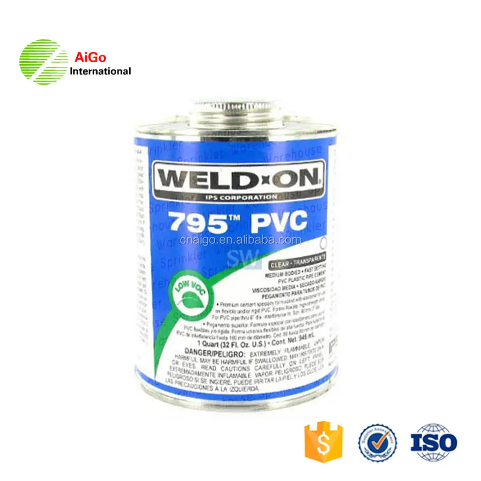 USA Chuẩn Rõ Ràng Ống Pvc Xi Măng/CPVC/UPVC Keo Ống/Pvc dung môi Xi Măng với giá nhà máy