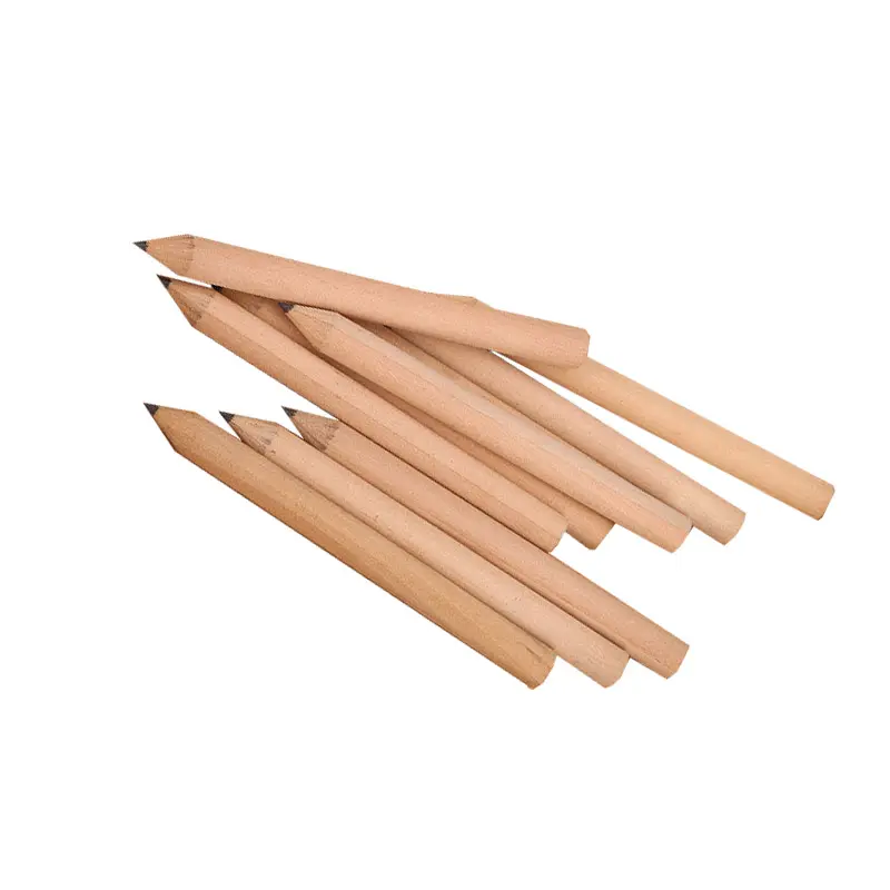3.5 inches imprint pencil natural wood mini pencil for children paint drawing