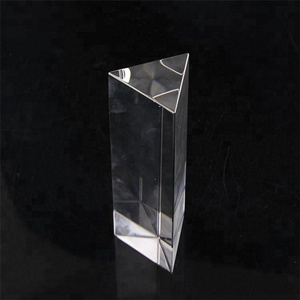 Crystown bền tam giác ngũ giác lăng kính Đèn Chùm Pha Lê Laser khắc Raindrop quang ống kính thủy tinh Laser khác nhau 3D - Product Image 4