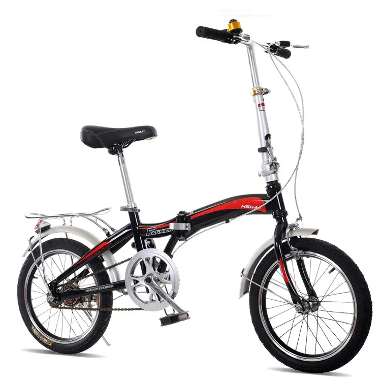 Складной детский горный велосипед, рама из углеродистой стали для учеников 6-15 лет, 16 дюймов 18 дюймов 20 дюймов, заводская цена