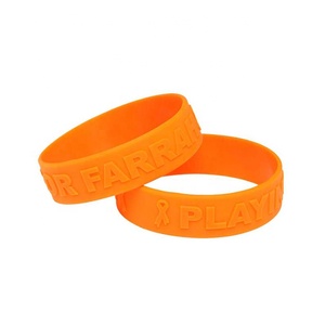 Free Sample Embossed Custom Silicone Bracelet Rubber <strong>Wristband</strong> for Sports Event
