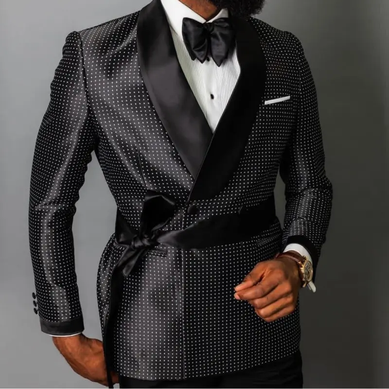 Özel damat moda düğün elbisesi ziyafet elbise erkek takım elbise 2 adet ceket + pantolon