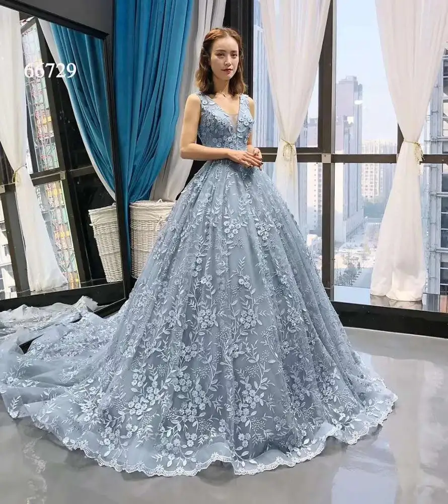 Rsm66729 jancember robe soiree vestido longo noturno, sem mangas, apliques de lantejoulas, azul royal, baile