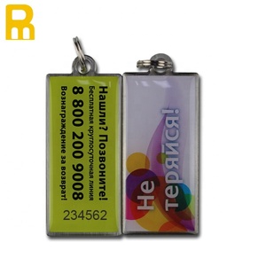 Codici a barre Portachiavi Con ID Univoco Numero di Codice QR Chiave Tag Portachiavi ID Rimorchio Chiave