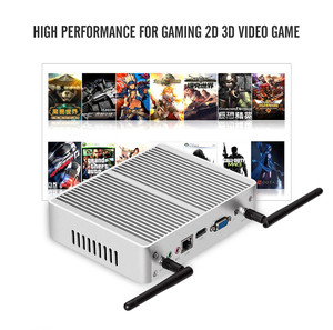 2022 Mini-Desktop-PC i3 4020Y Celeron 2955U Lüfter loser Mini-PC für POS-System/Bildung/HTPC/Call Center/Cyber Tiny PC - Product Image 3